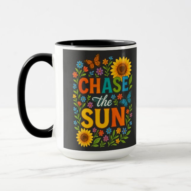 Mug Poursuivez le soleil  (Gauche)