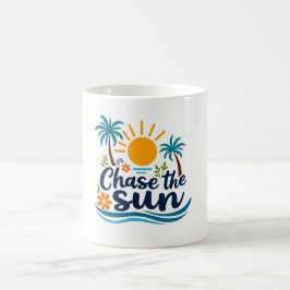 Mug Poursuivre la boue tropicale du soleil