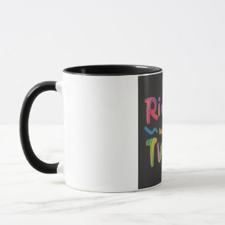 Mug Poursuivre la richesse, un Sip à la fois