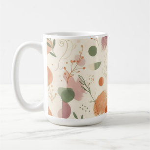 Mug Poussière de Terracotta Brûlée Sage Boho Désert Fo