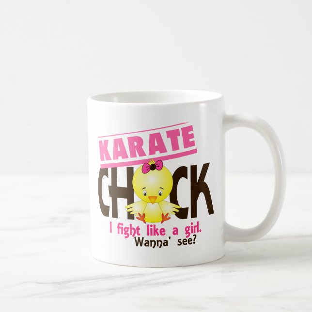 Mug Poussin 1 de karaté (Droite)