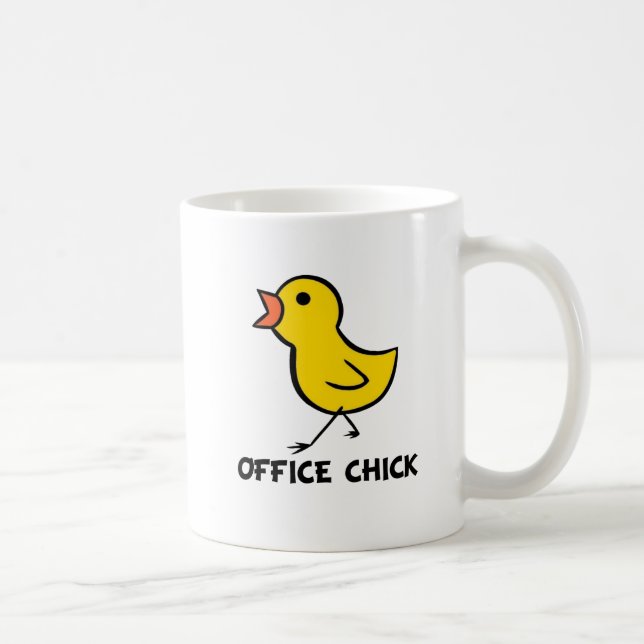 Mug Poussin de bureau (Droite)