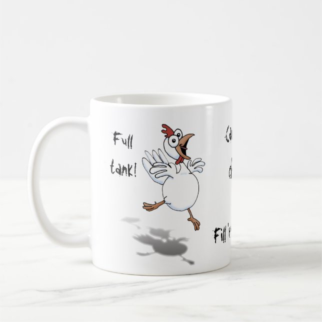Mug Poussin de caféine ! Remplissez 'heu, svp ! (Gauche)