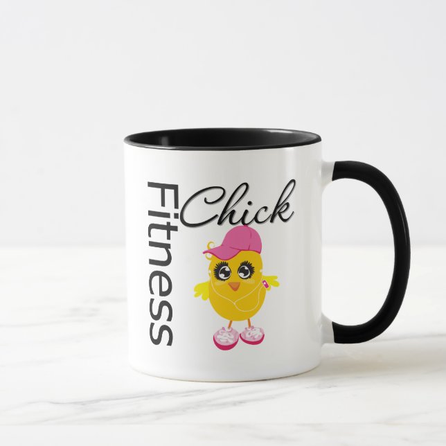 Mug Poussin de forme physique (Droite)
