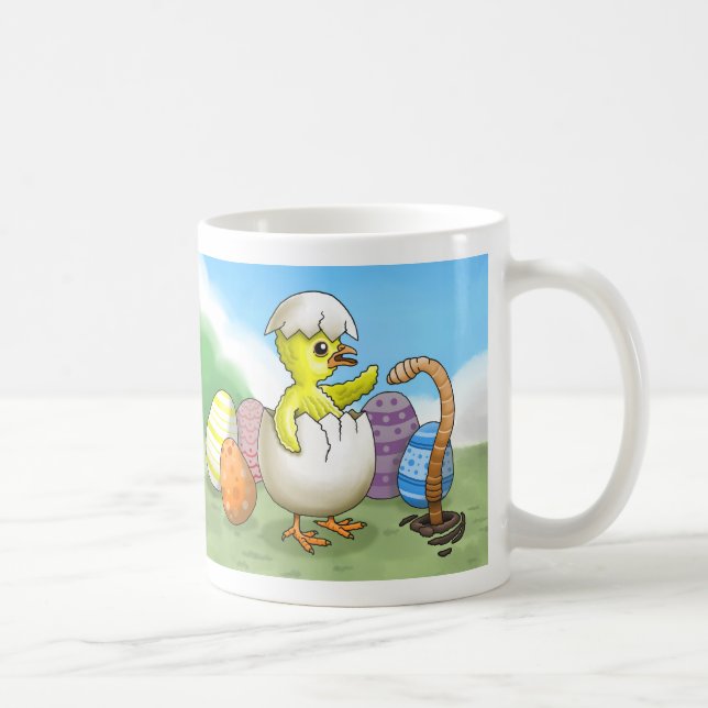 Mug Poussin de Pâques éclos (Droite)