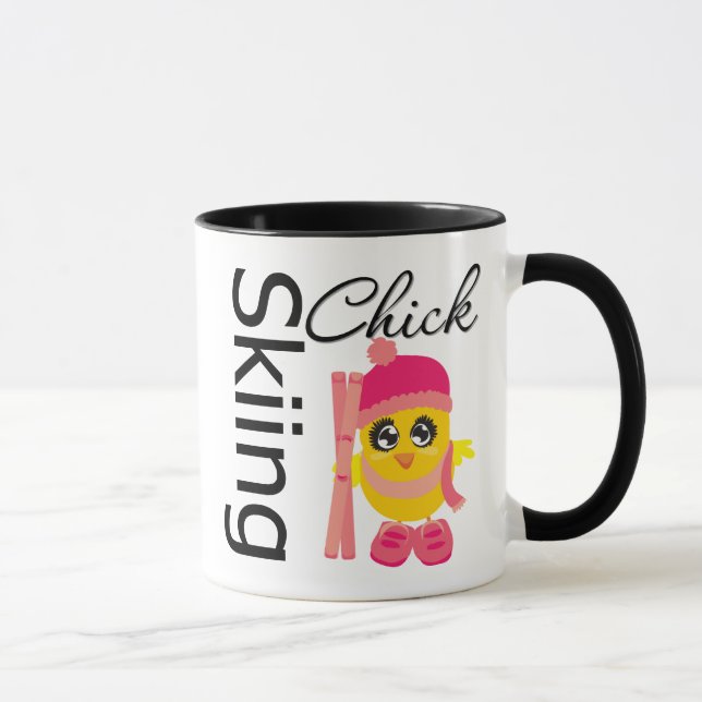 Mug Poussin de ski (Droite)