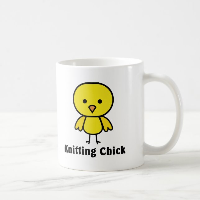 Mug Poussin de tricot (Droite)