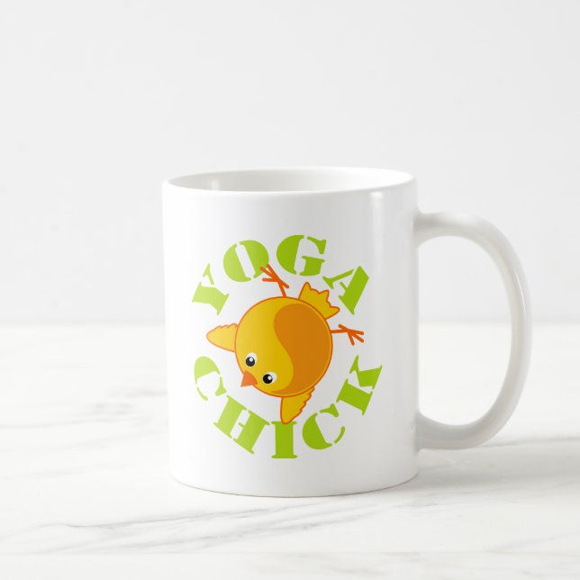 Mug Poussin de yoga (Droite)