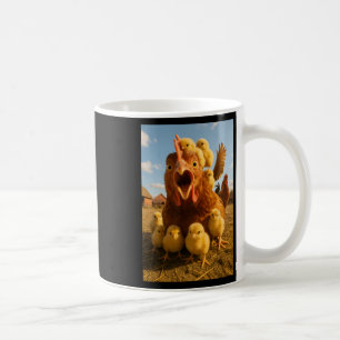 Mug Poussins de poulet drôles pour hommes femmes