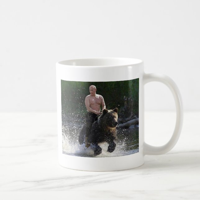 Mug Poutine monte un ours ! (Droite)