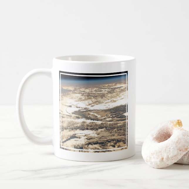 Mug Poutres De Soleil Au Large De L'Océan Atlantique (Avec donut)