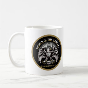 Mug Pouvoir dans la capitale Washington DC Art aigle a