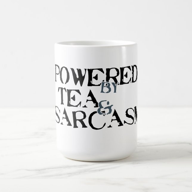 Mug Powered by Tea & Sarcasm (Centre)