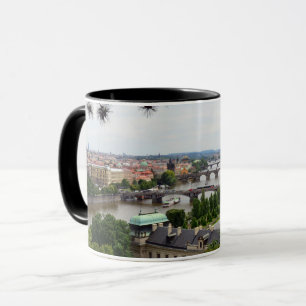 Mug Prague Bridges Panorama, Vltava river, Czechia