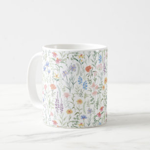 Mug Prairie de fleurs sauvages féministes coquettes