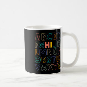Mug Pré K Kindergarten Hi Alphabet Retour À L'École