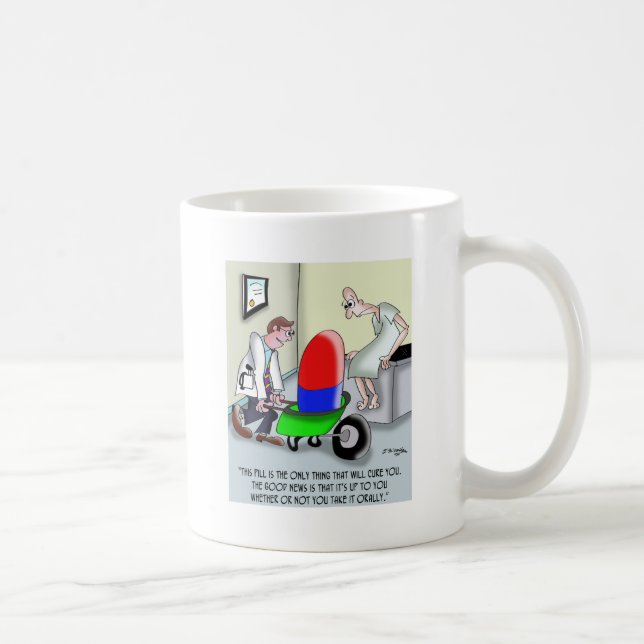 Mug Préféreriez-vous prendre la pilule oralement ? (Droite)