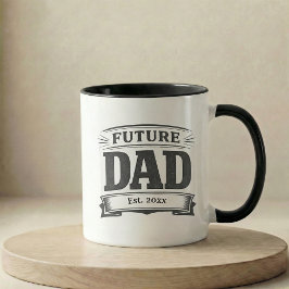 Mug Pregnancy Announcement Gift Future Dad