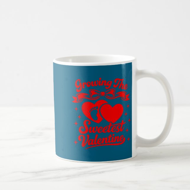 Mug Pregnancy Announcement Growing The Sweetest Valent (Droite)