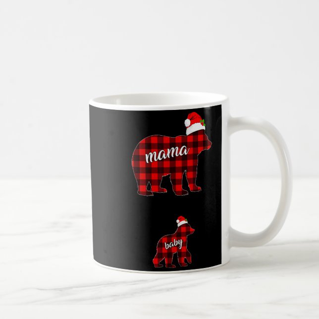 Mug Pregnant Women Mom Mama Bear Pregnancy Christmas P (Droite)