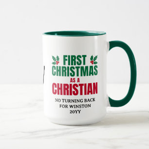 Mug PREMIER CHRISTMAS CHRISTIAN Personnalisé Monogramm