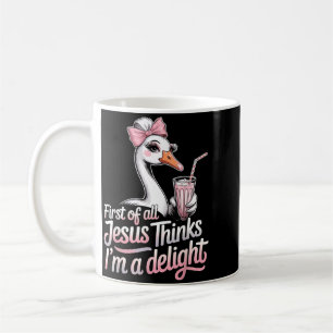 Mug Premier Jésus pense qu'un plaisir drôle de mème d'