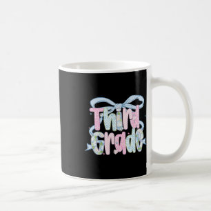 Mug Premier jour de troisième année bouquet floral pou