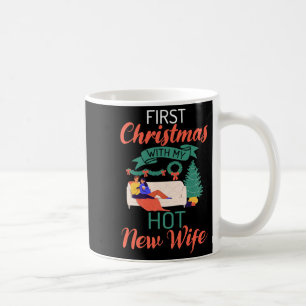 Mug Premier Noël avec ma nouvelle femme sexy Noël Chri