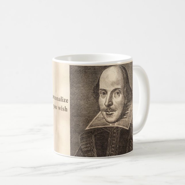 Mug Premier portrait folio de Shakespeare - avec Ben (Devant droit)