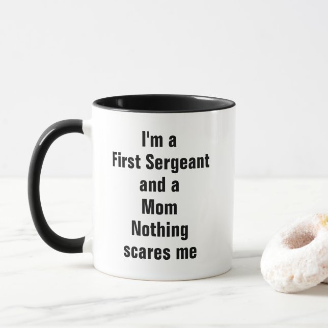 Mug Premier sergent Maman (Avec donut)