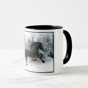 Mug "Première course de neige"