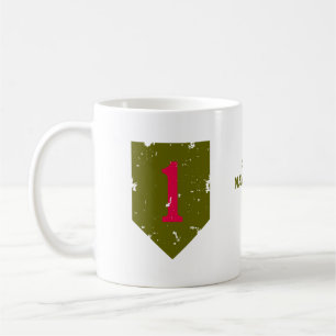 Mug Première division d'infanterie "Big Red One" en dé