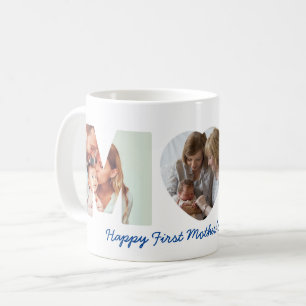 Mug Première Fête des Mères Lettres de photos de coeur