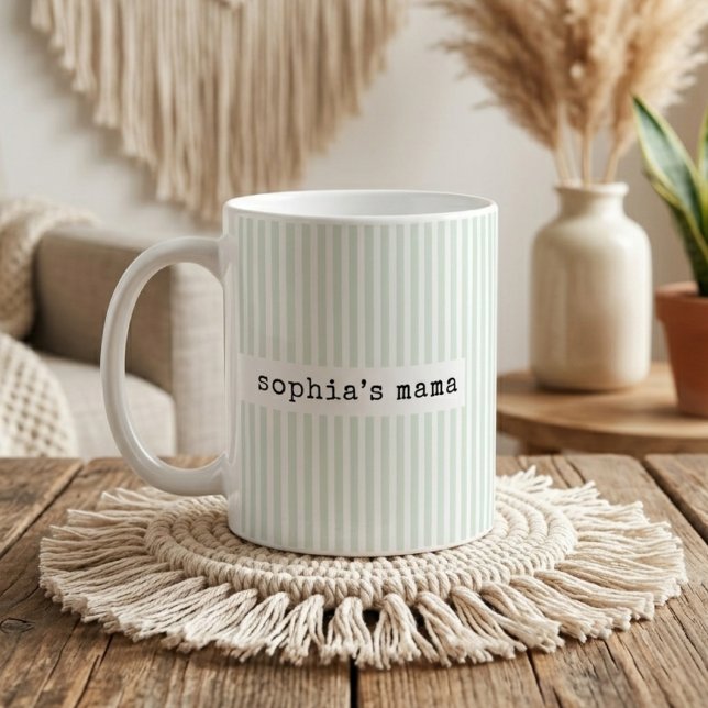 Mug Première fête des Mères | Nouveaux motifs personna (Elegant Script First Time Mom | New Mom | First Mother’s Day | Pregnancy Announcement Coffee Mug)