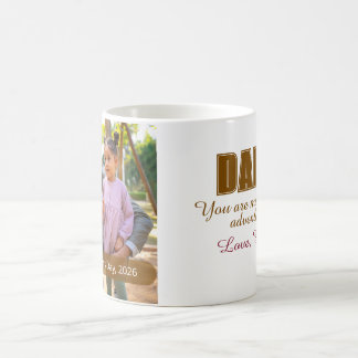 Mug Première fête des pères photo personnalisée Dada é
