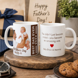 Mug Première fête des pères réussie Cadeau personnalis