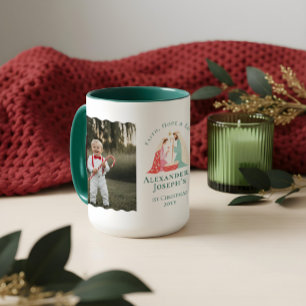 Mug Première photo de Noël de la Nativité religieuse d