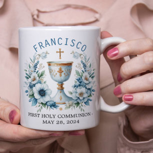 Mug Première Sainte Communion Événement religieux Flor