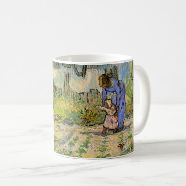 Mug Premières étapes (après Millet) par Vincent van Go (Devant droit)