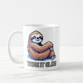 Mug Prends-le lentement Suspendu Sloth