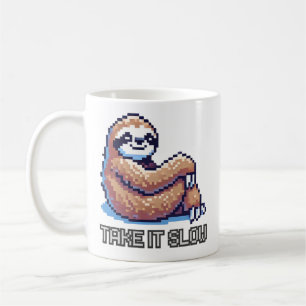 Mug Prends-le lentement Suspendu Sloth