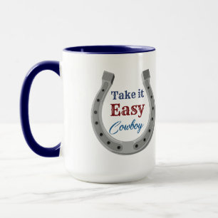 Mug Prenez facilement Cowboy
