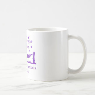 Mug Prenez garde du rat de bibliothèque tranquille
