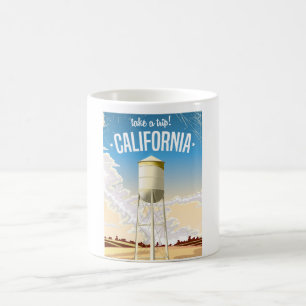 Mug Prenez l'affiche Voyage Retro Californie