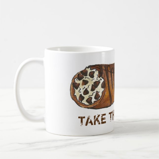 Mug Prenez le Cannoli italien Chocolate Chip Pastry (Gauche)