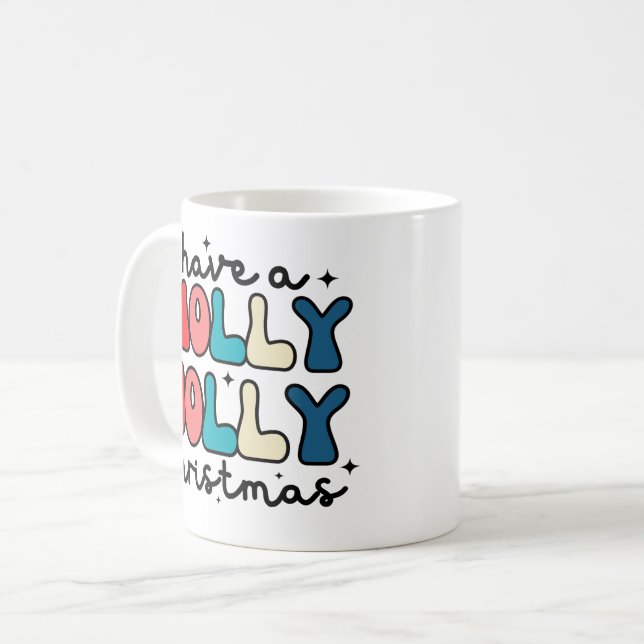 Mug Prenez un Noël saint et joyeux (Devant gauche)