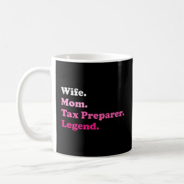 Mug Préparateur fiscal ou conseiller fiscal pour maman (Gauche)