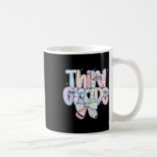 Mug Préparatifs de rentrée floraux pour fille de 3e an