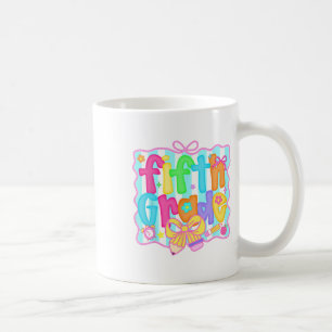Mug Préparation de rentrée scolaire 5e année Coquette 
