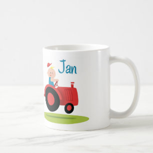 Mug Préparation du bébé au tracteur